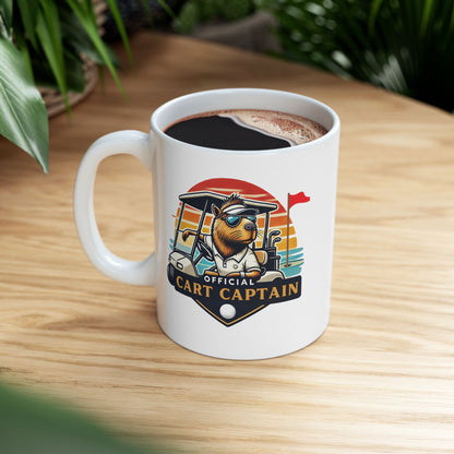 Official Cart Captain - Golf Mug