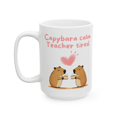 Capybara ceramic mug design - view 5