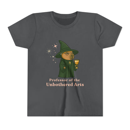 Whimsical Youth Tee - Capybara Professor McGonagall Shirt, Capybara School of Witchcraft & Wizardry, Funny Harry Potter Parody | Magical Fandom Gift |  Unisex Tee