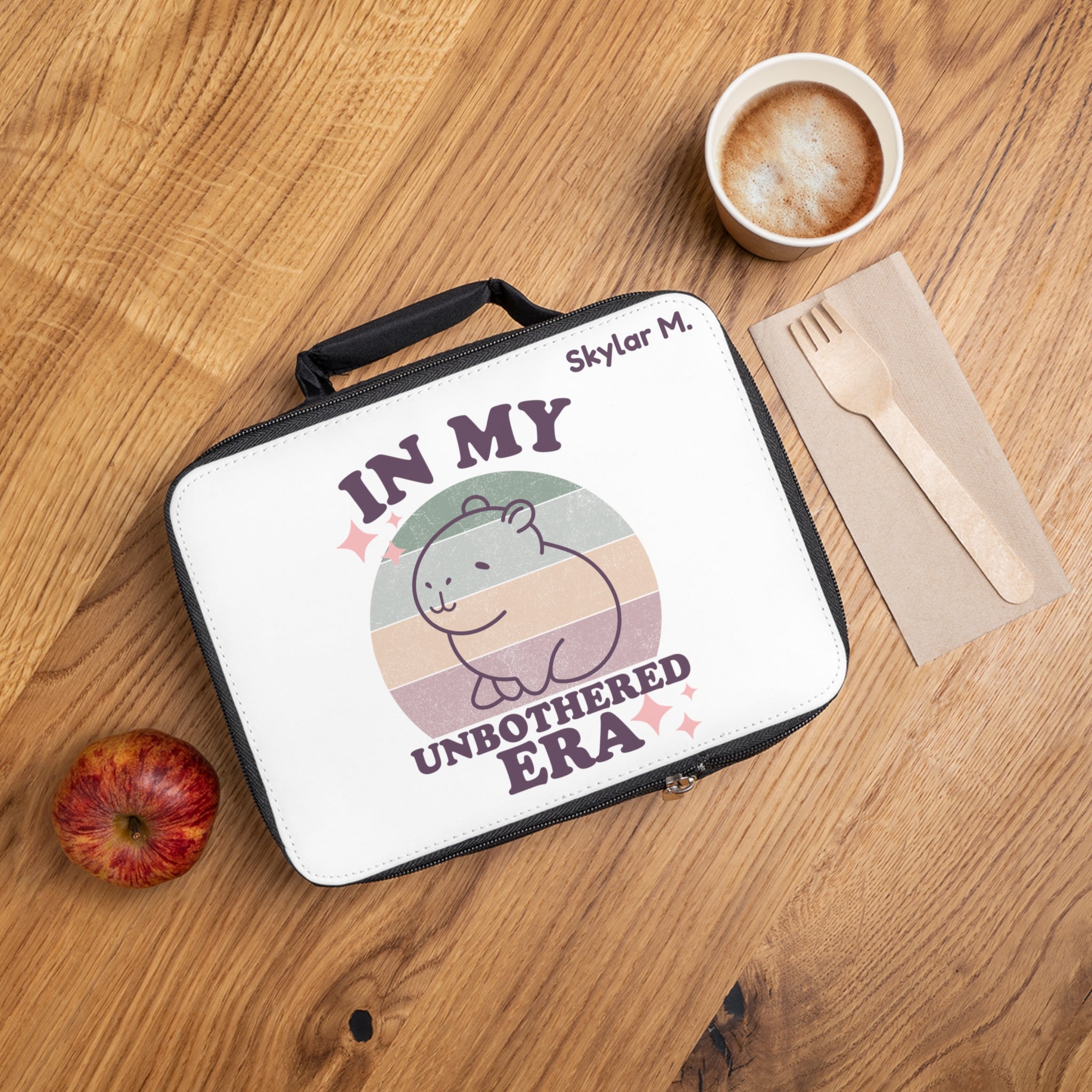 In My Unbothered Era Lunchbox – Personalized Aesthetic Lunchbox for Kids | Free Name Customization