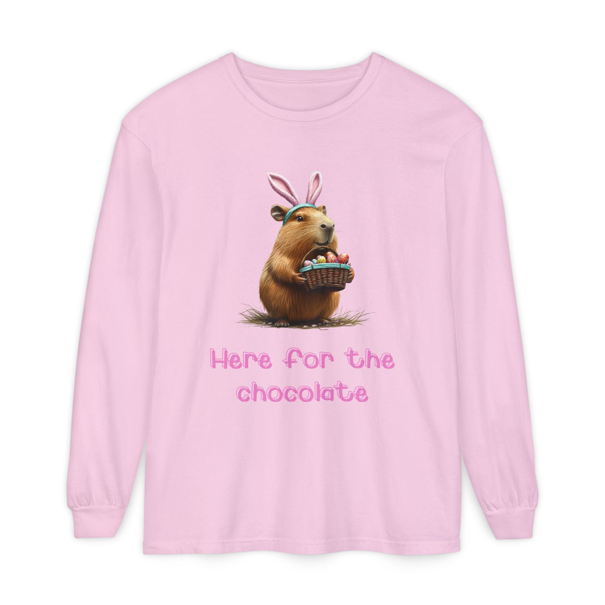 Here for the Chocolate - Unisex Long Sleeve T-Shirt (ADULTS)