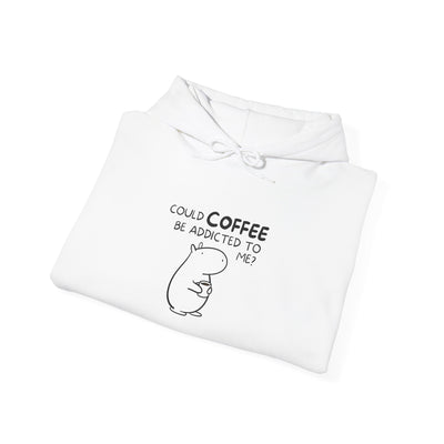 Could Coffee Be Addicted to Me? | Funny Capybara Hoodie
