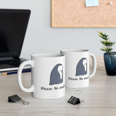 Please No Small Talk – Funny Capybara Mug