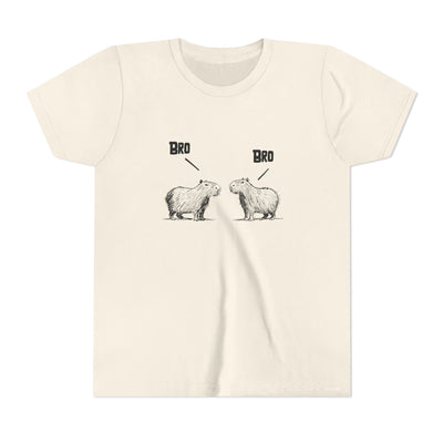 Bro Bro Capybara Kids T-Shirt – Cute Graphic Tee