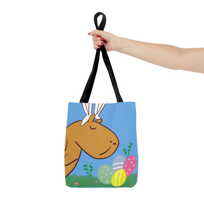 Easter Egg Hunt Capybara Bunny Ears Kids Tote Bag