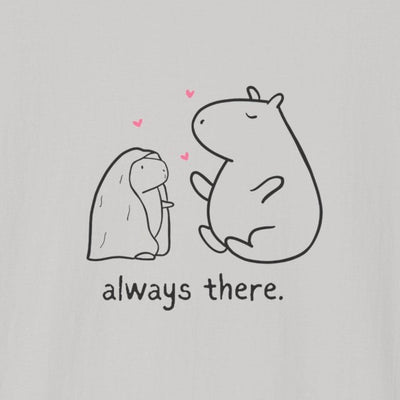 "Always There" Mom Softstyle Adult Tee – Capybara