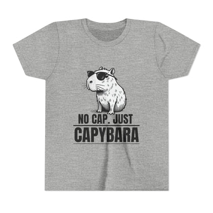 No Cap.  Just Capybara - Unisex Youth Tee