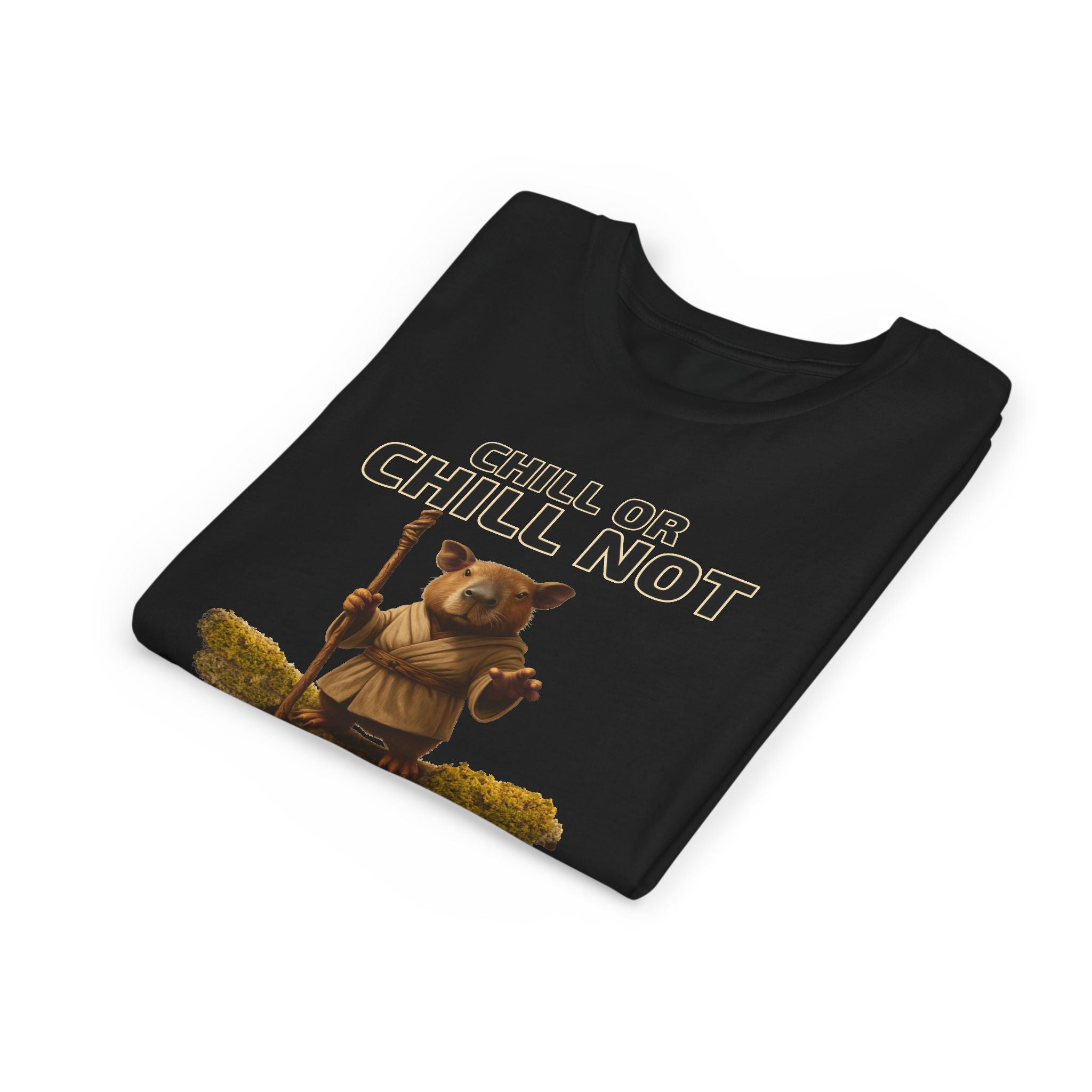 Chill or Chill Not – Capybara Jedi Unisex Youth Tee