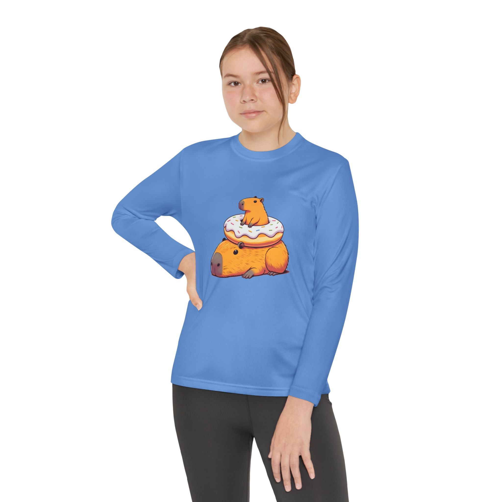 Capybara Bliss - Youth Unisex Long Sleeve Tee