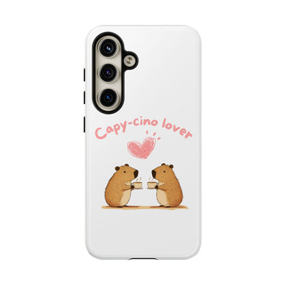 Cute Capybara Phone Case  (Capy-cino Lover Series)