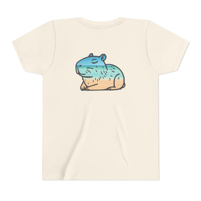 Capybara Beach Scene - Unisex Youth Tee