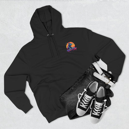 DJ Capybara Hoodie – Lane Seven Premium Fleece – Front Logo + Full Back Print Adult Hoodie
