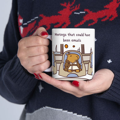 Meetings That Could Have Been Emails Capybara Mug