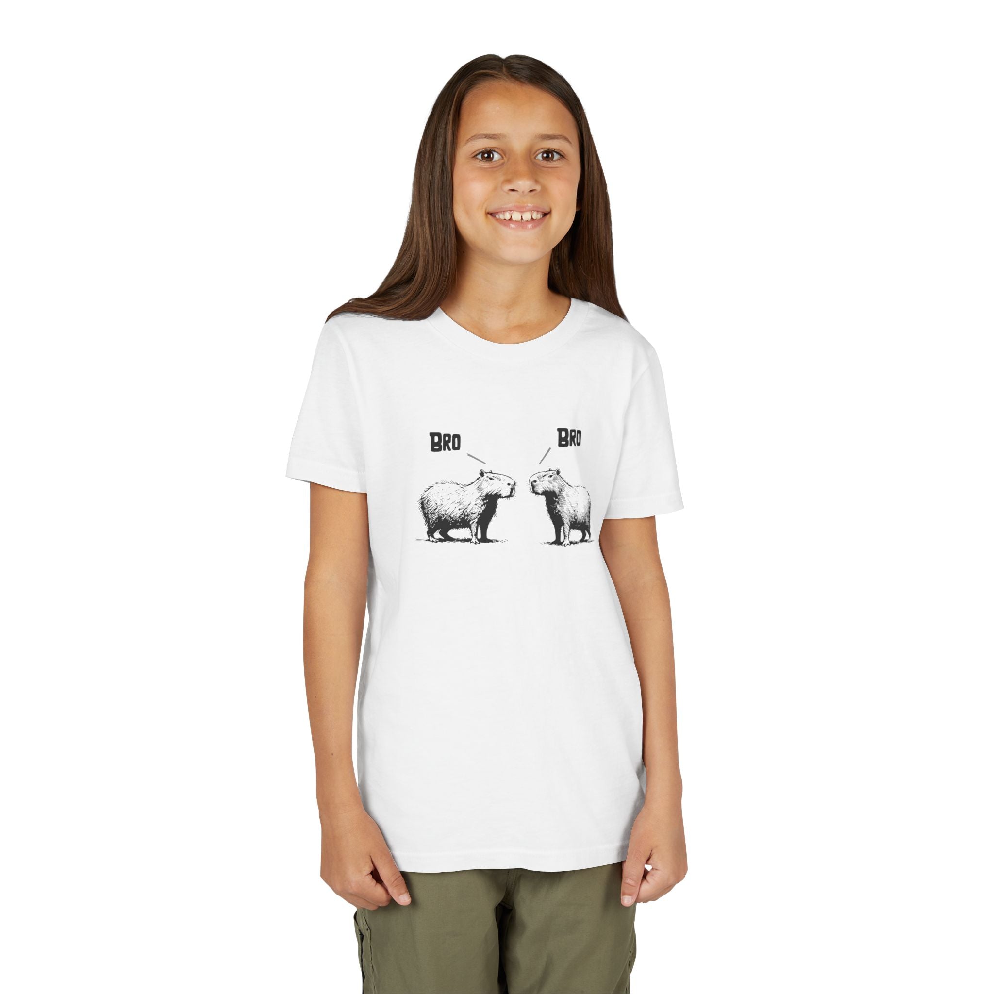 Two Capybaras Saying Bro, Bro - Youth T-Shirt