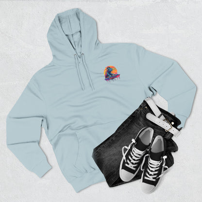 DJ Capybara Hoodie – Lane Seven Premium Fleece – Front Logo + Full Back Print Adult Hoodie