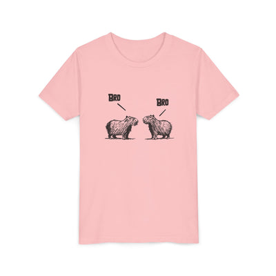 Bro Bro Capybara Kids T-Shirt – Cute Graphic Tee