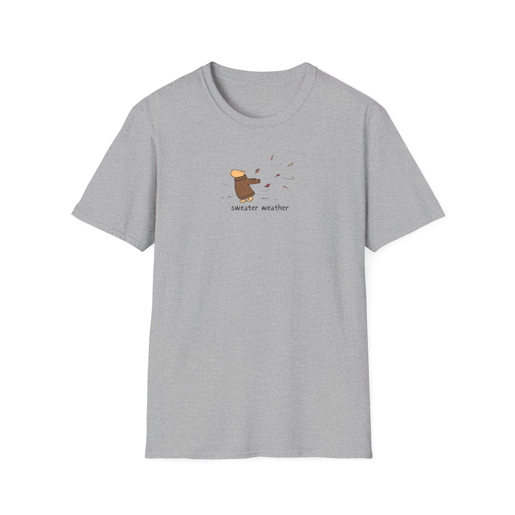 Sweater Weather Capybara Softstyle Adult T-Shirt