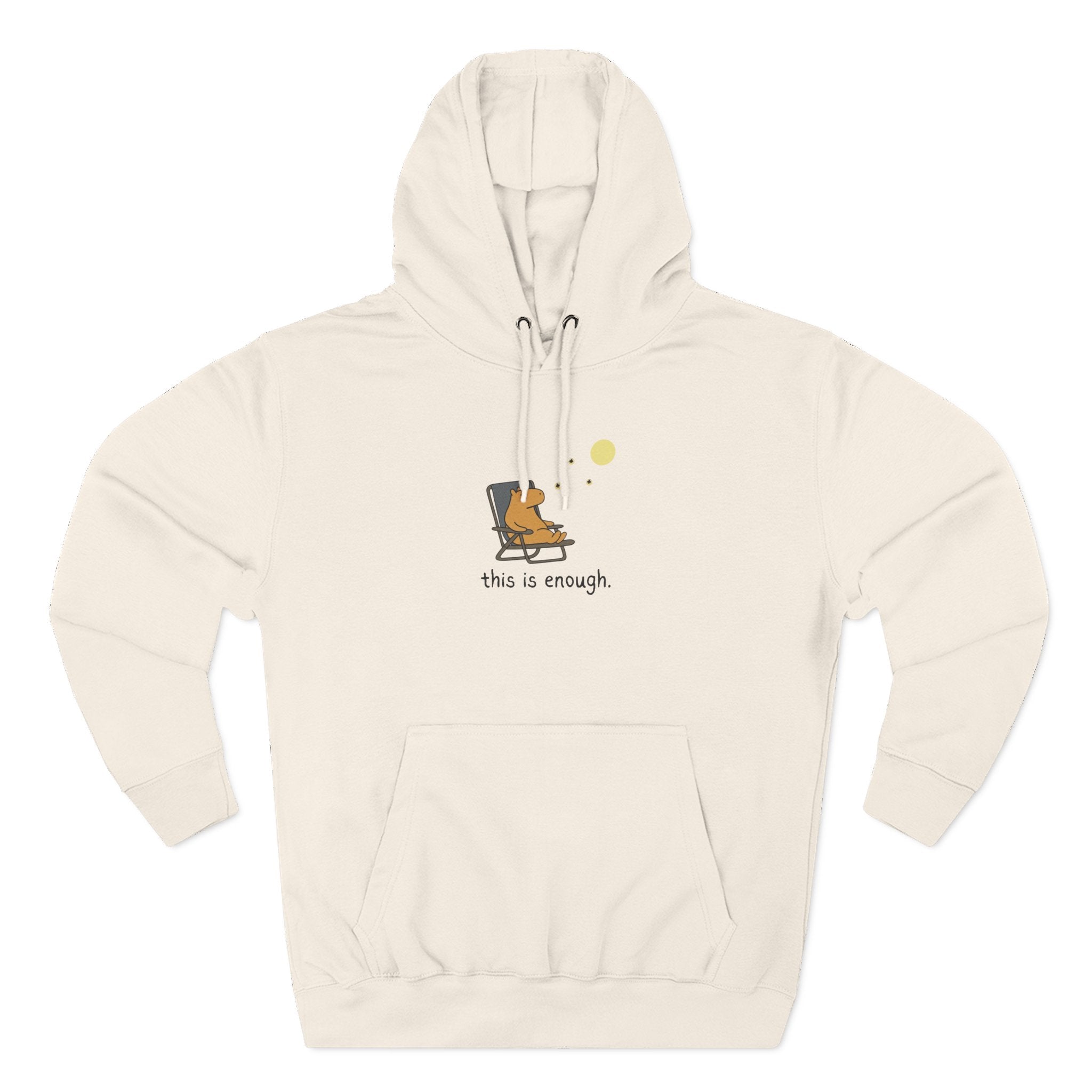 Moonlight This is Enough - Capybara Fleece Hoodie