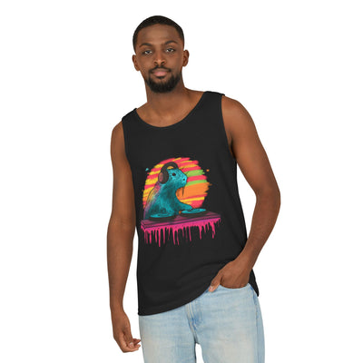 DJ Capybara Retro Music Tank Top