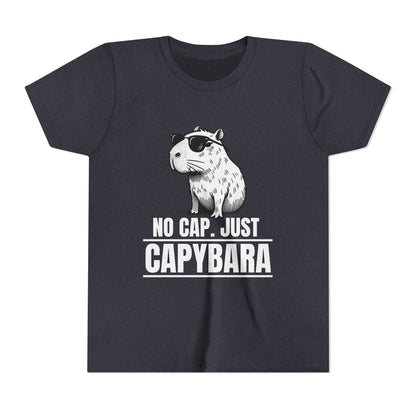 No Cap.  Just Capybara - Unisex Youth Tee