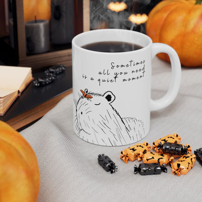 Sometimes All You Need Is a Quiet Moment Capybara Mug