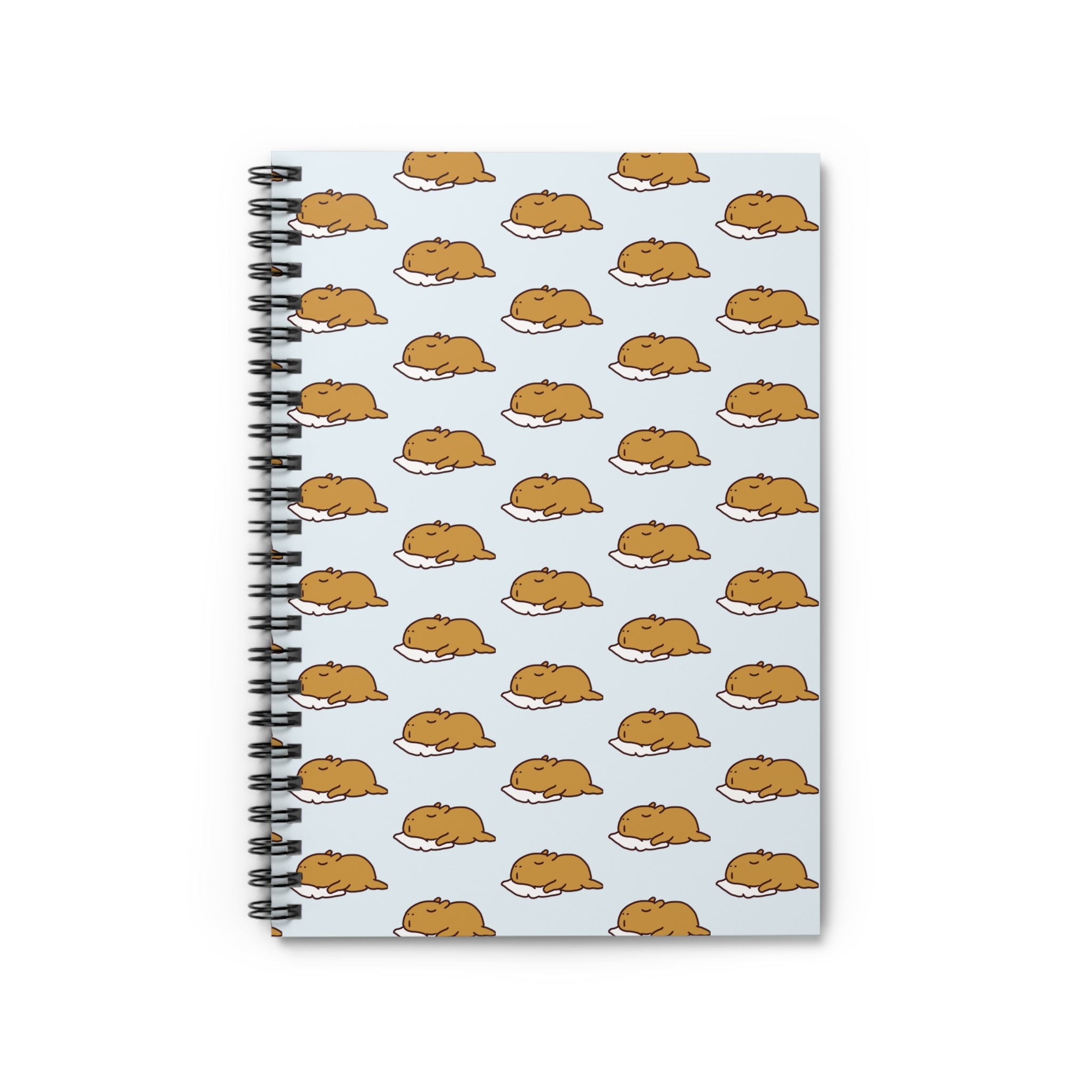 Cute Capybara Notebook – Cozy Sleeping Pattern Journal