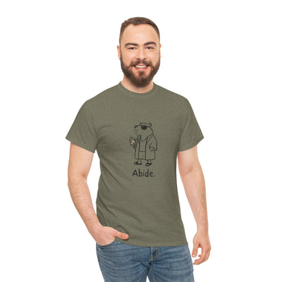 "Abide" Capybara Dude Heavy Tee