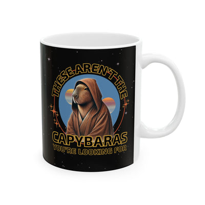 Capybara ceramic mug design - view 4