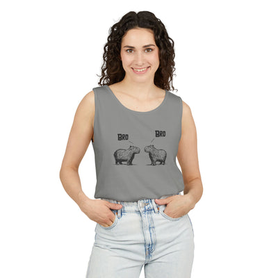 “Bro Bro’” Funny Capybara Premium Comfort Colors Tank