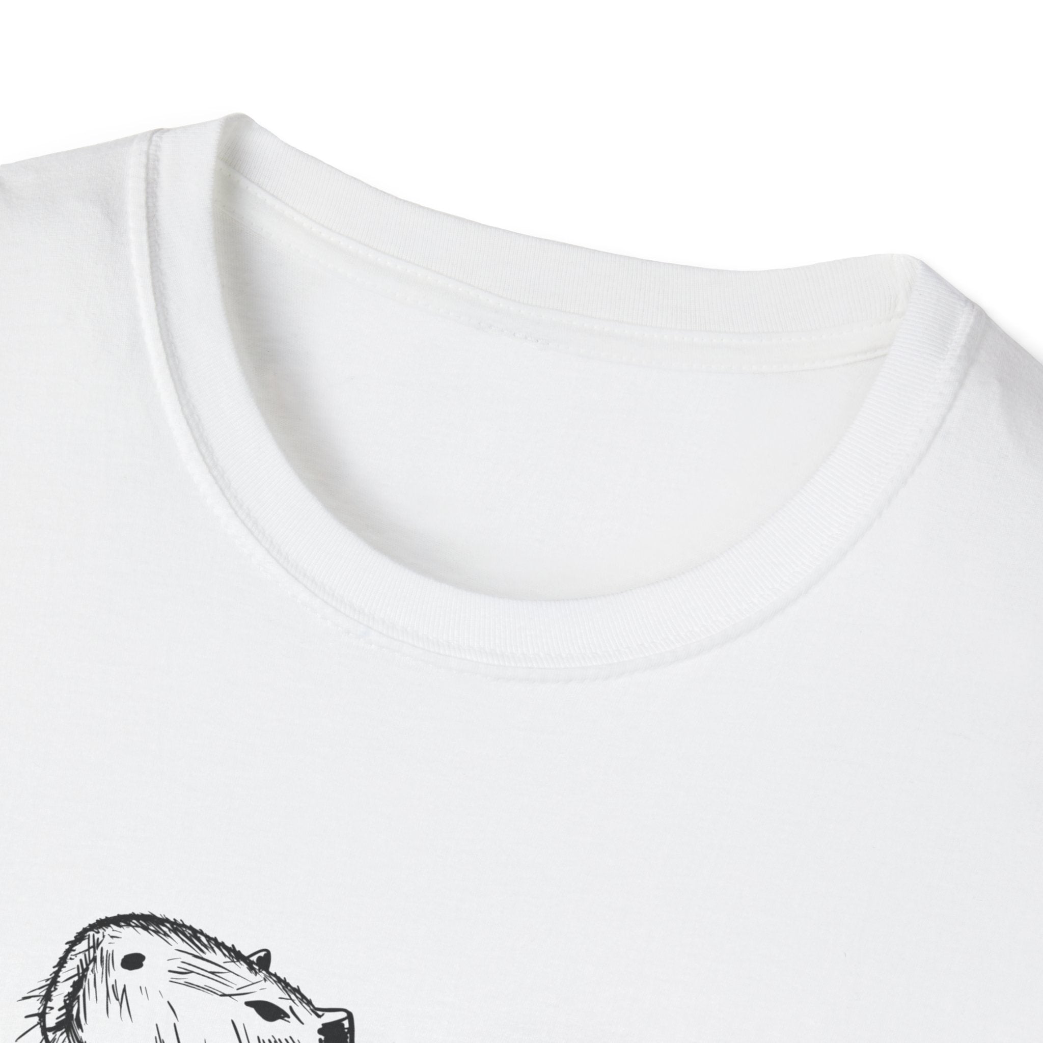 This Is Me Unbothered Shirt – Funny Capybara Softstyle Tee