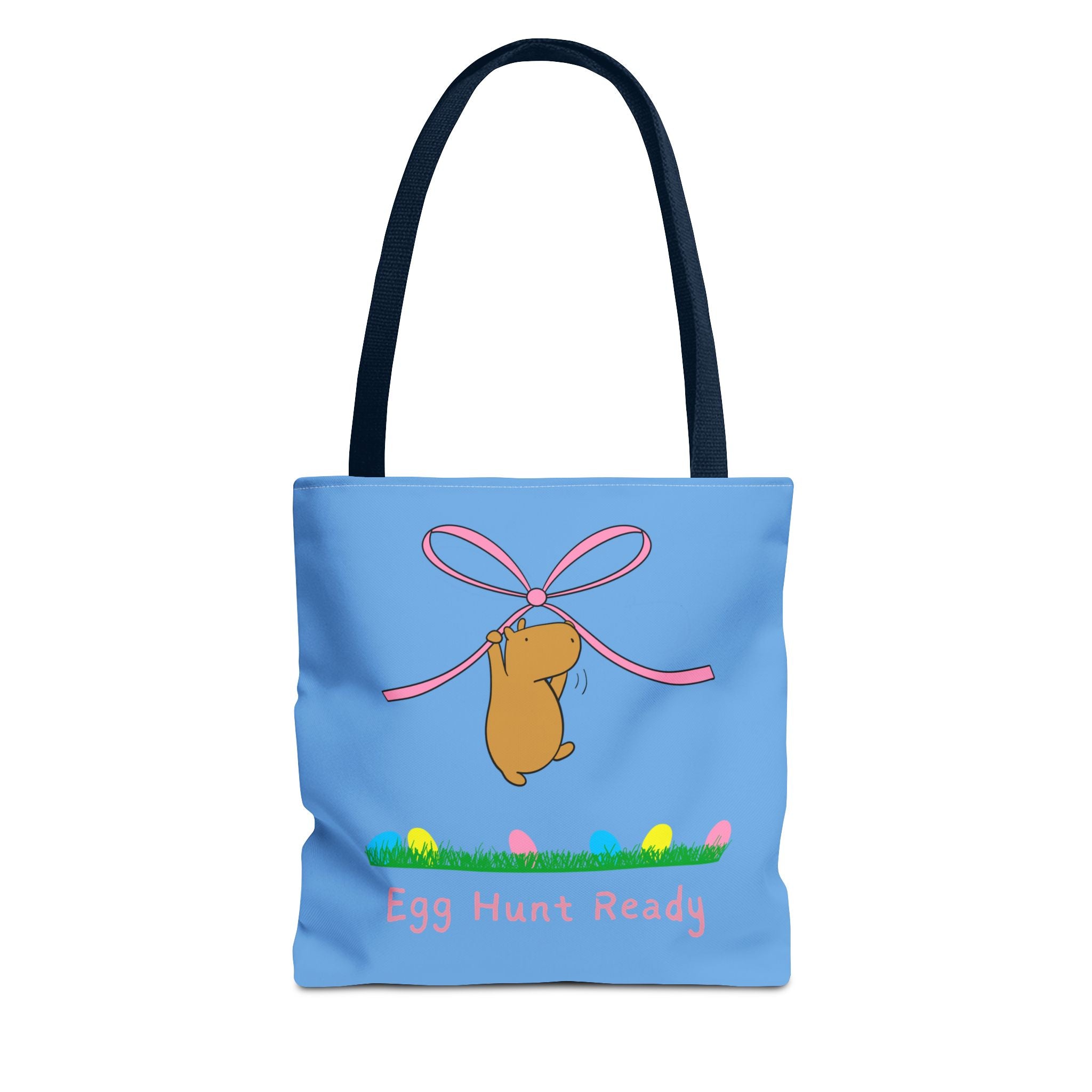 Egg Hunt Ready Capybara Easter Tote Bag for Kids