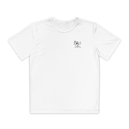 Funny Kids Tennis Shirt - Capybara Line Judge - Capybara Country Club Youth Performance Tee