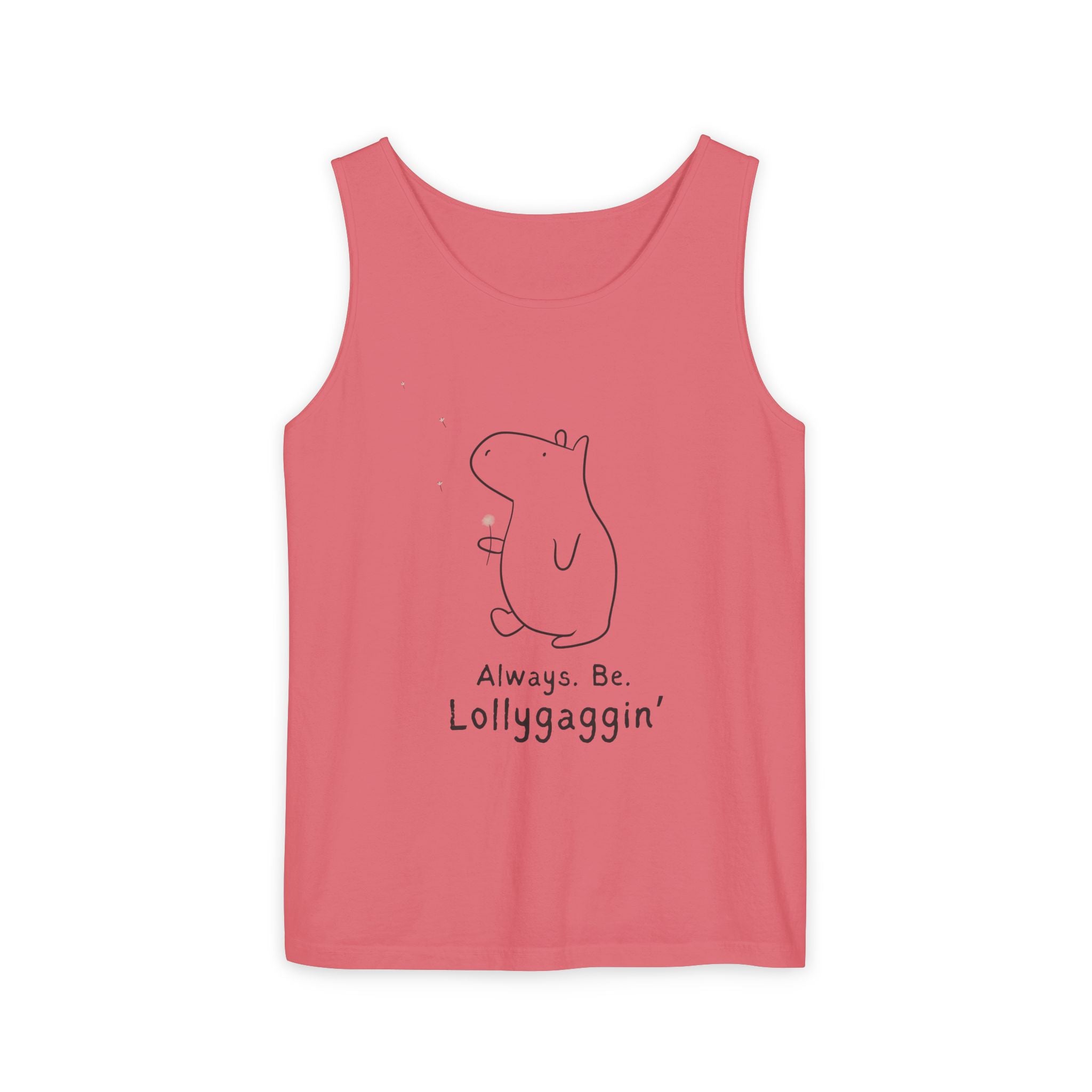 Always Be Lollygaggin' Capybara Premium Tank Top