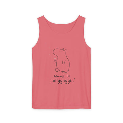 Always Be Lollygaggin' Capybara Premium Tank Top