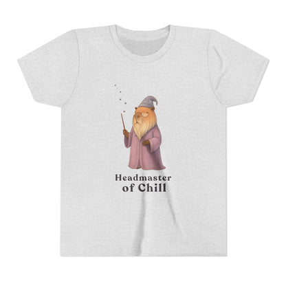 Master of Chill Kids Shirt | Funny Wizard Capybara Youth Graphic Tee