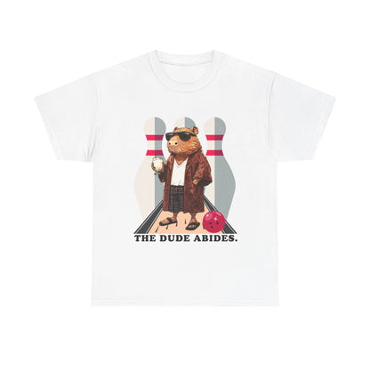 The Big Capybowski - 'The Dude Abides'  - Big Lewboski Fan TShirt
