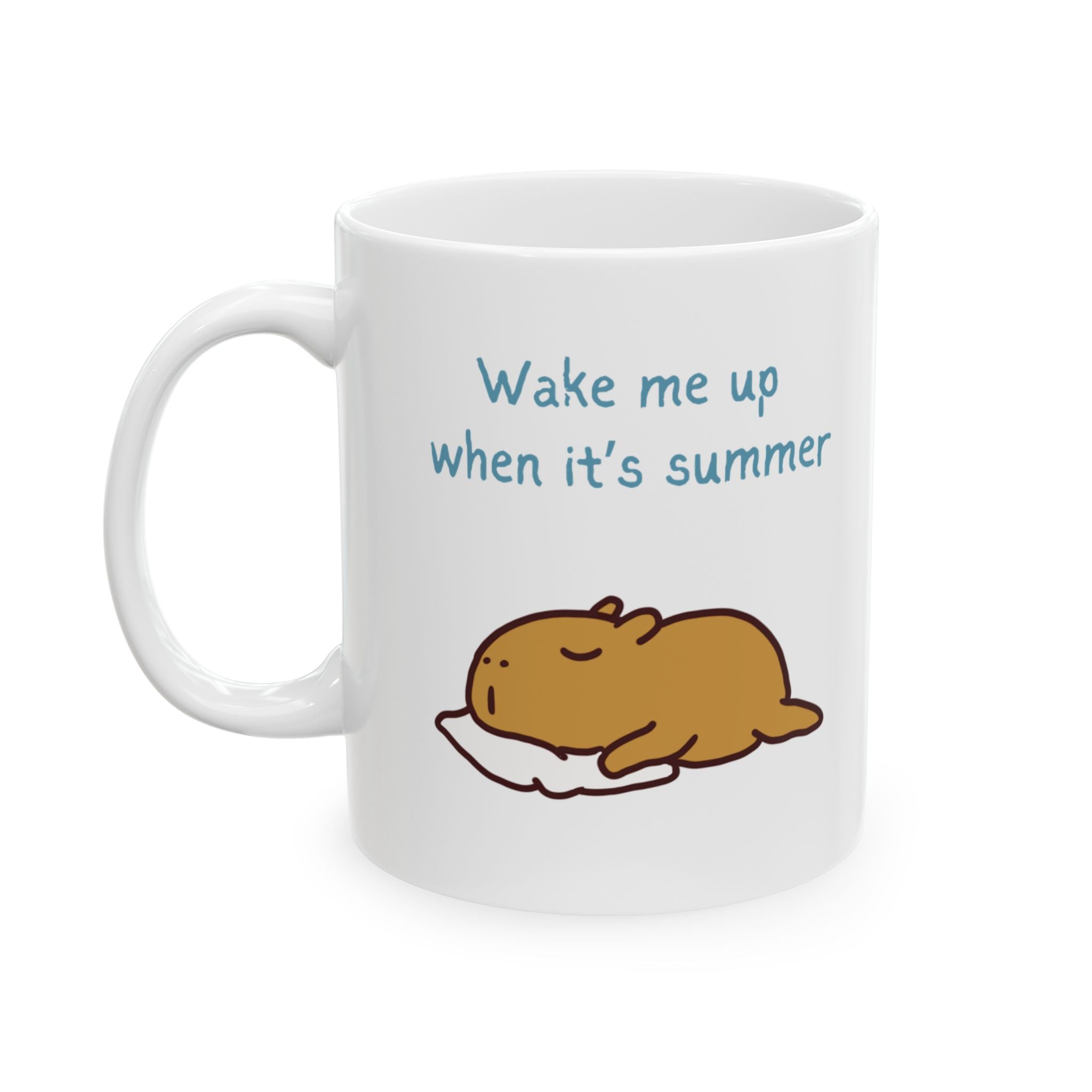 Teacher Appreciation Week Gift – Funny Teacher Coffee Mug – Wake Me Up When It’s Summer