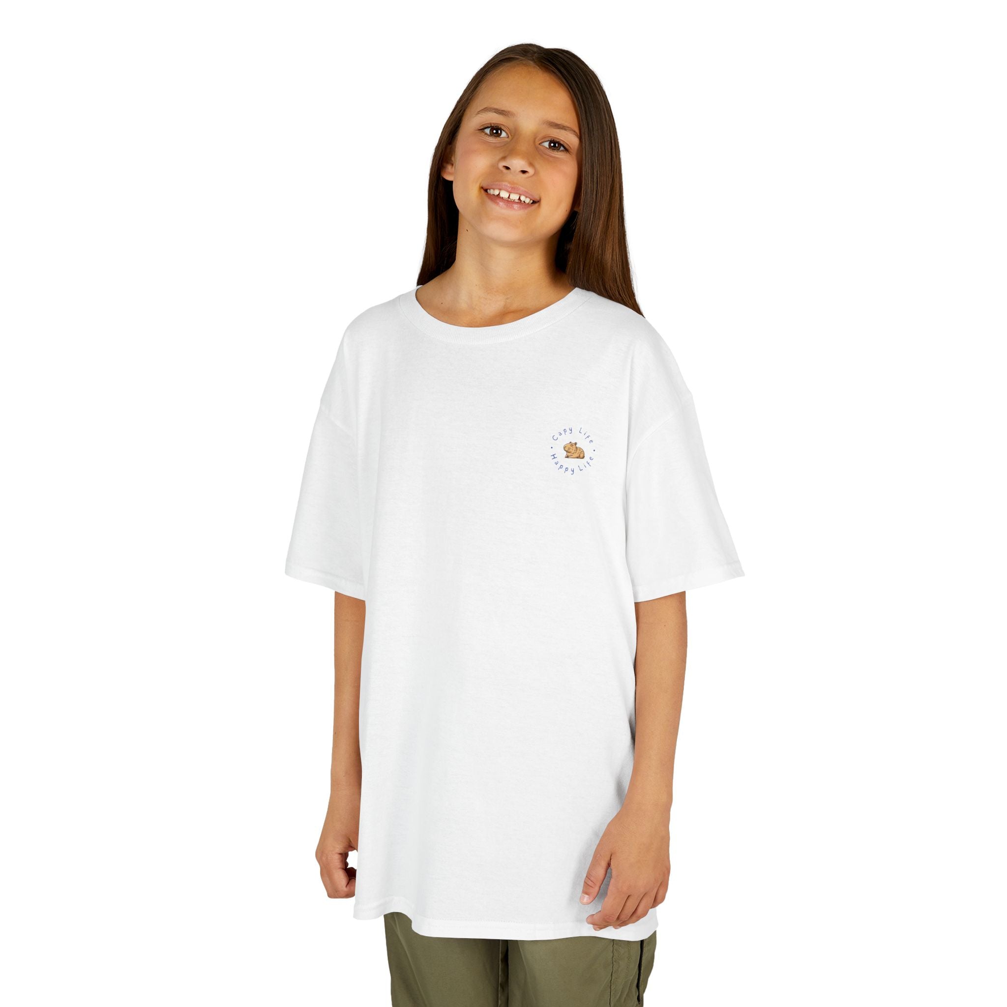 Kids Signature Capy Life Happy Life Short Sleeve Tee