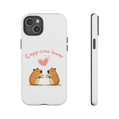 Cute Capybara Phone Case  (Capy-cino Lover Series)