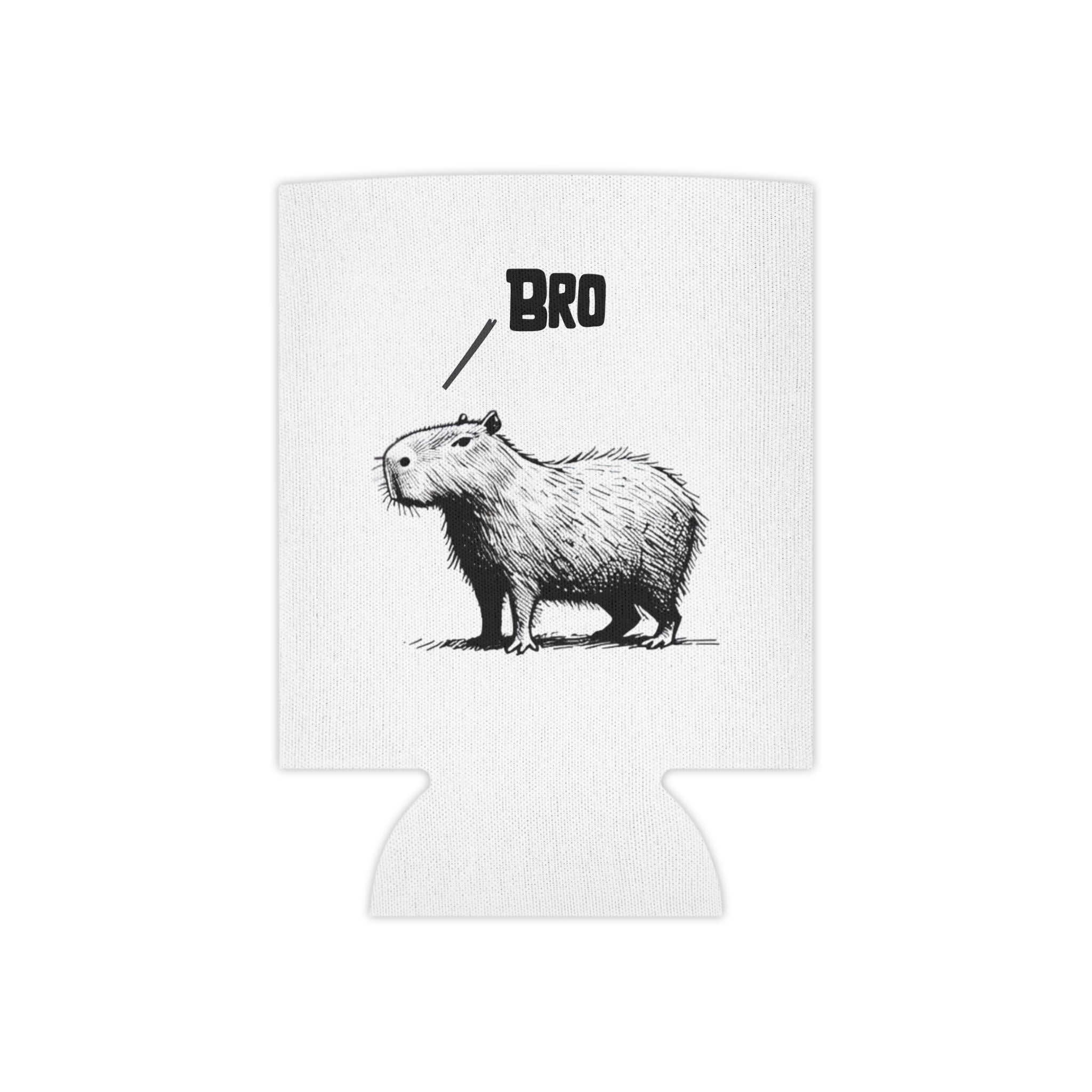 Bro, Bro Koozie – Funny Capybara Drink Holder