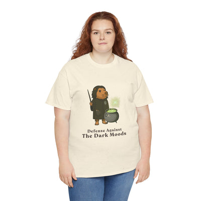 Defense Against the Dark Moods – Capybara Wizard Adult Tee
