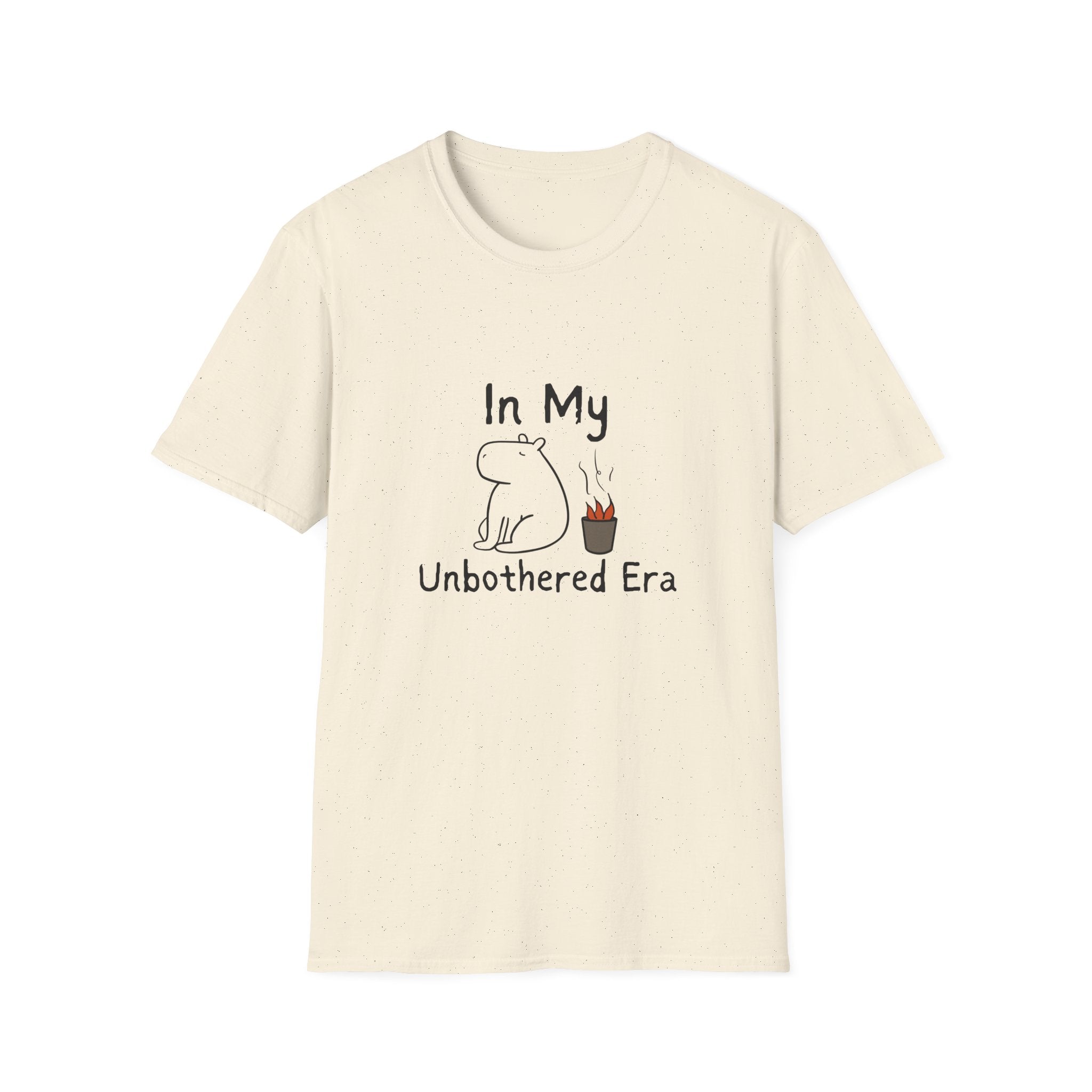 "In my Unbothered Era" Capybara Calm Chaos Softstyle Adult Tee