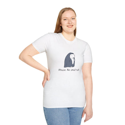Funny Introvert Tee - "Please.  No Small Talk." Capybara Shirt