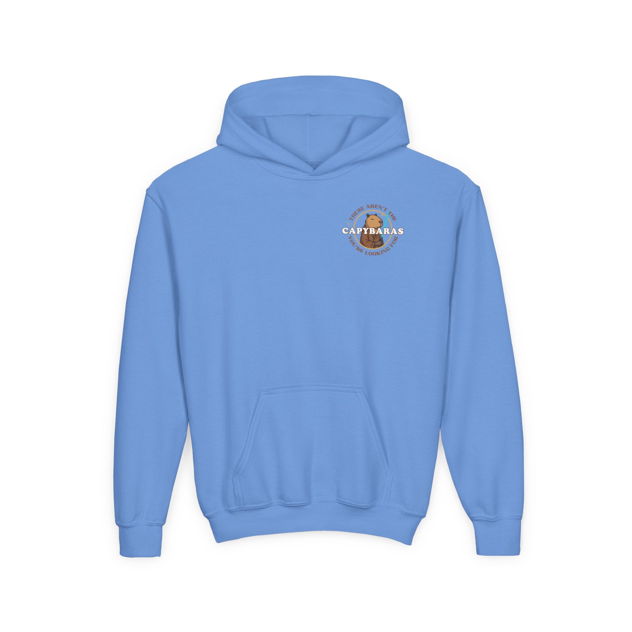Jedi Parody Hoodie – These Aren’t the Capybaras You’re Looking For – Nerd Gift for Girls Boys – Chill Sci-Fi Hoodie