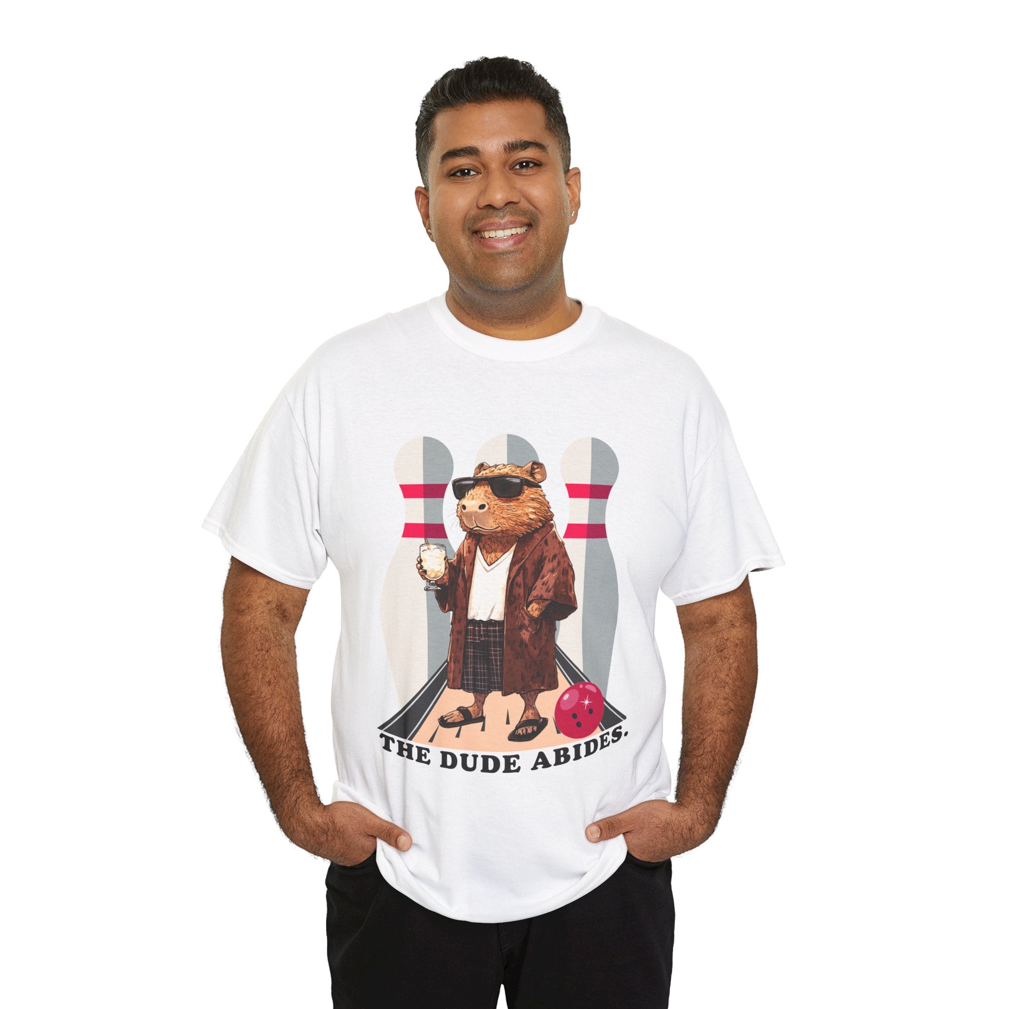 The Big Capybowski - 'The Dude Abides'  - Big Lewboski Fan TShirt