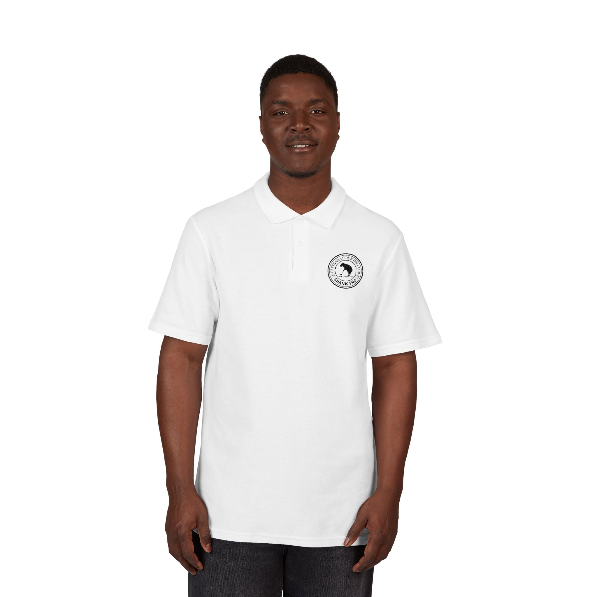 🏌️‍♂️ Capybara Country Club™ Embroidered Polo – Shank Pro Edition