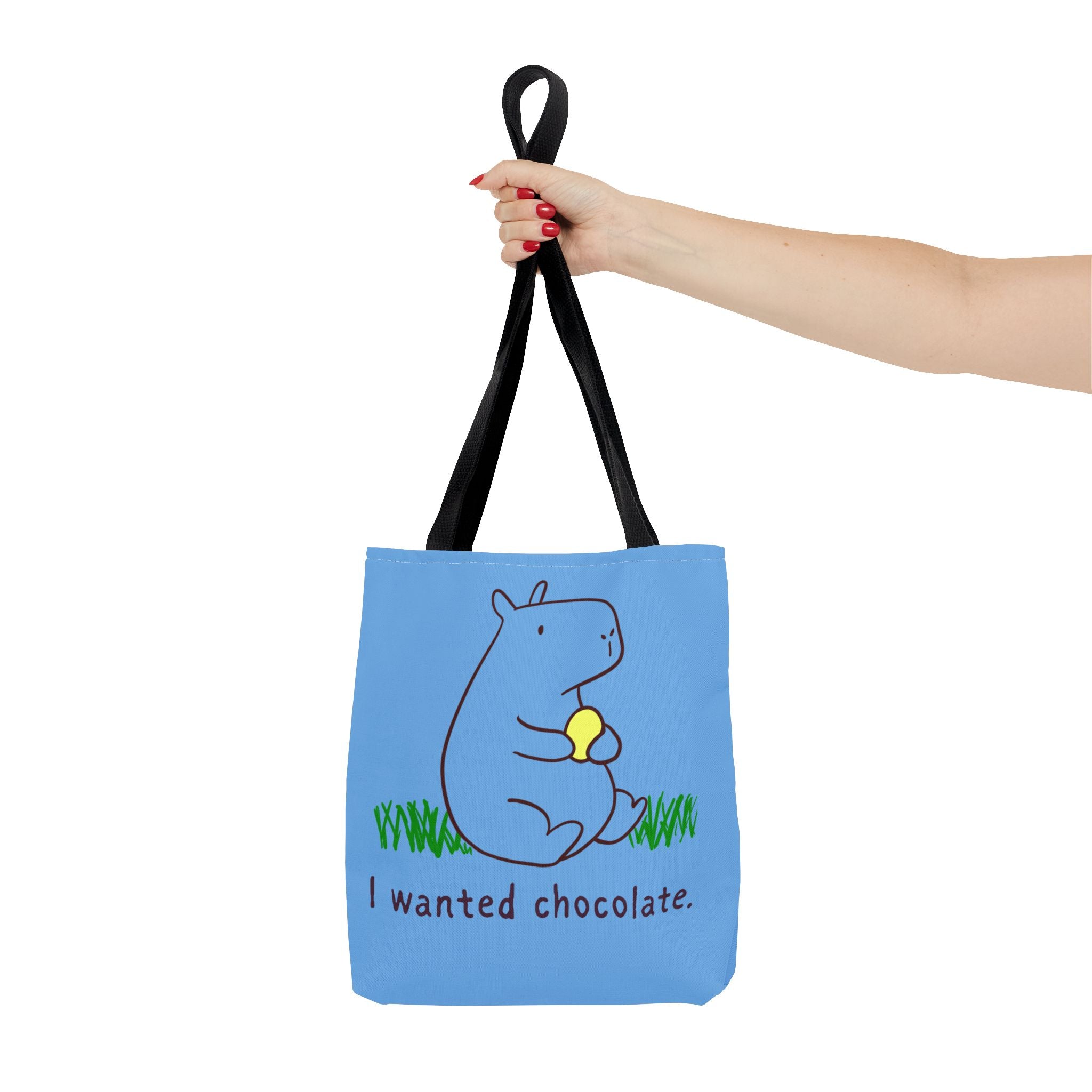 I Wanted Chocolate – Funny Easter Capybara Premium Tote