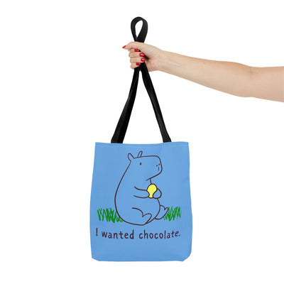 I Wanted Chocolate – Funny Easter Capybara Premium Tote
