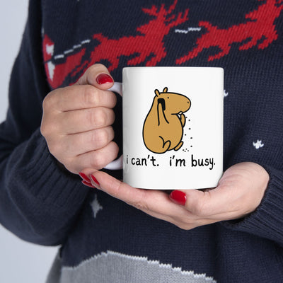 I'm Busy Capybara Mug