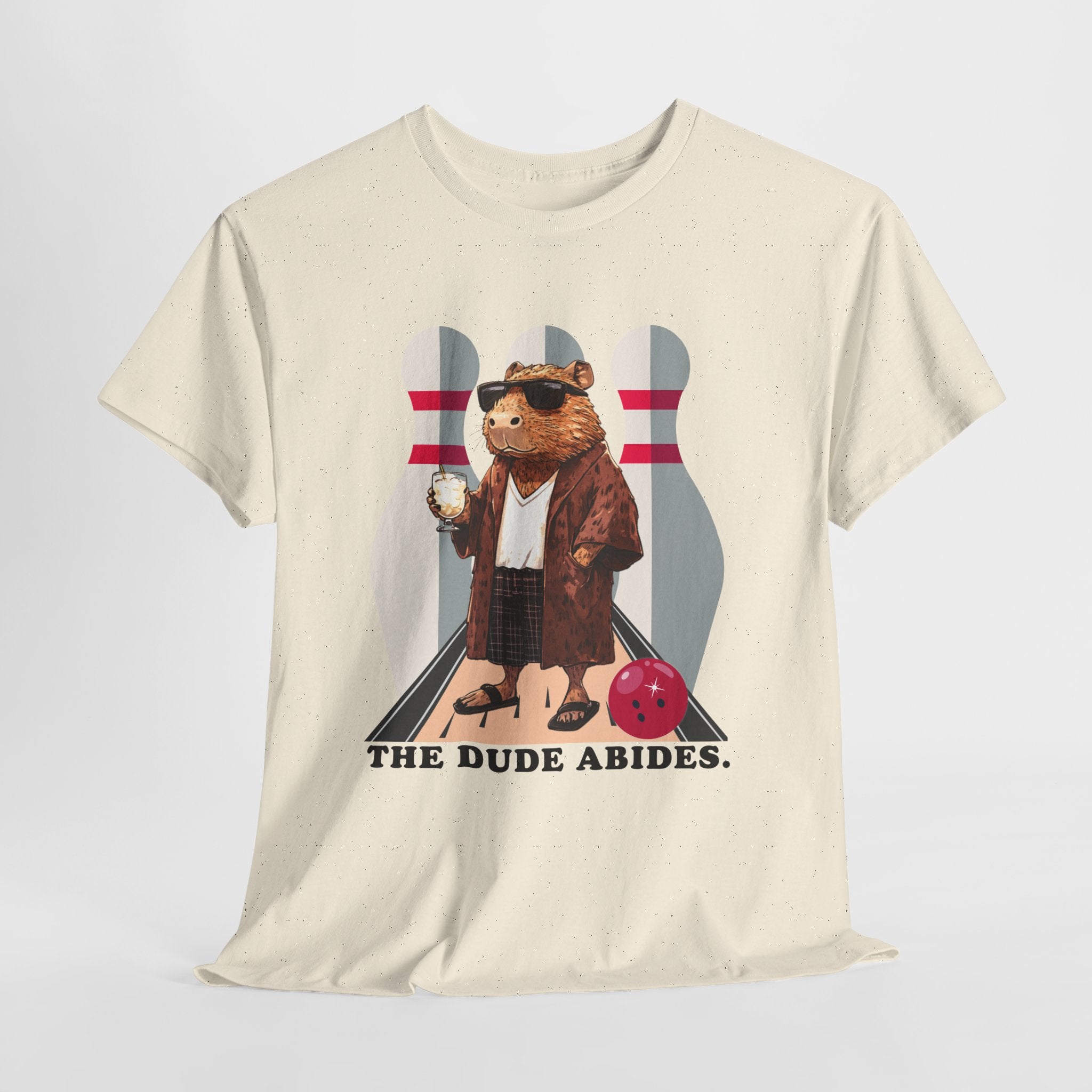 The Big Capybowski - 'The Dude Abides'  - Big Lewboski Fan TShirt